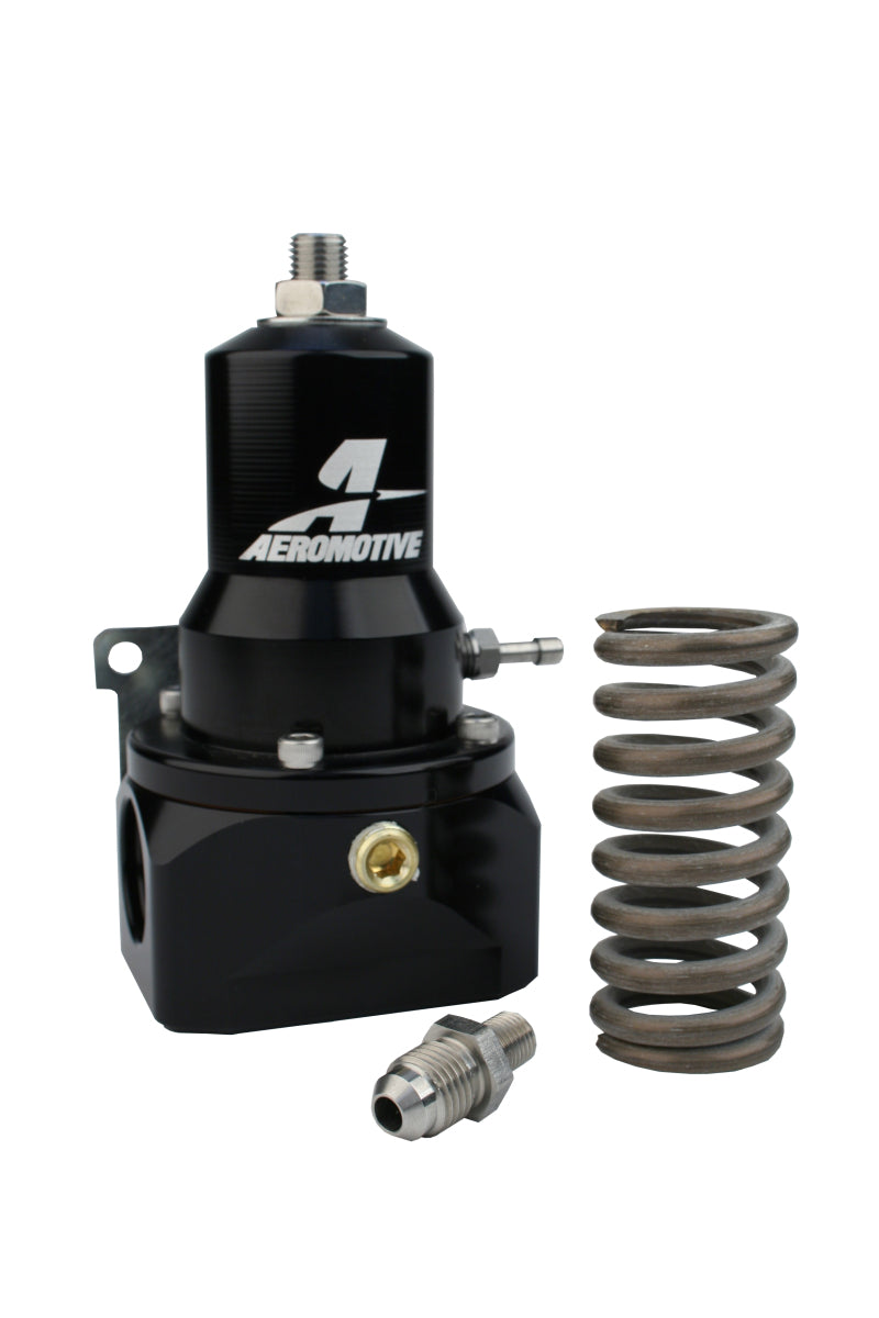 Aeromotive Regulator - 30-120 PSI - .313 Valve - 2x AN-10 Inlets / AN-10 Bypass - Burkken Auto Parts