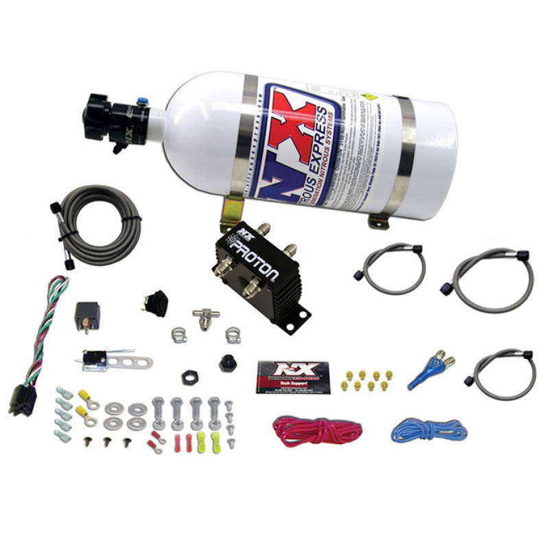 Nitrous Express Proton Plus Nitrous Kit w/10lb Bottle - Burkken Auto Parts