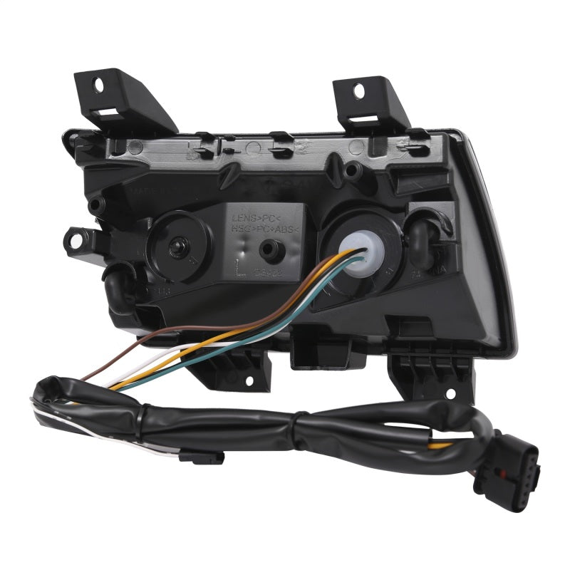 ANZO 18-19 Jeep Wrangler JL LED Chrome Clear w/ Sequential Signal - Burkken Auto Parts