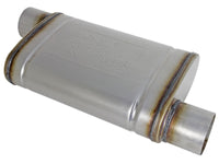 MACH Force-Xp 409 SS Muffler 3in ID Offset/Offset x 4in H x 9in W x 14in L - Oval Body - Burkken Auto Parts