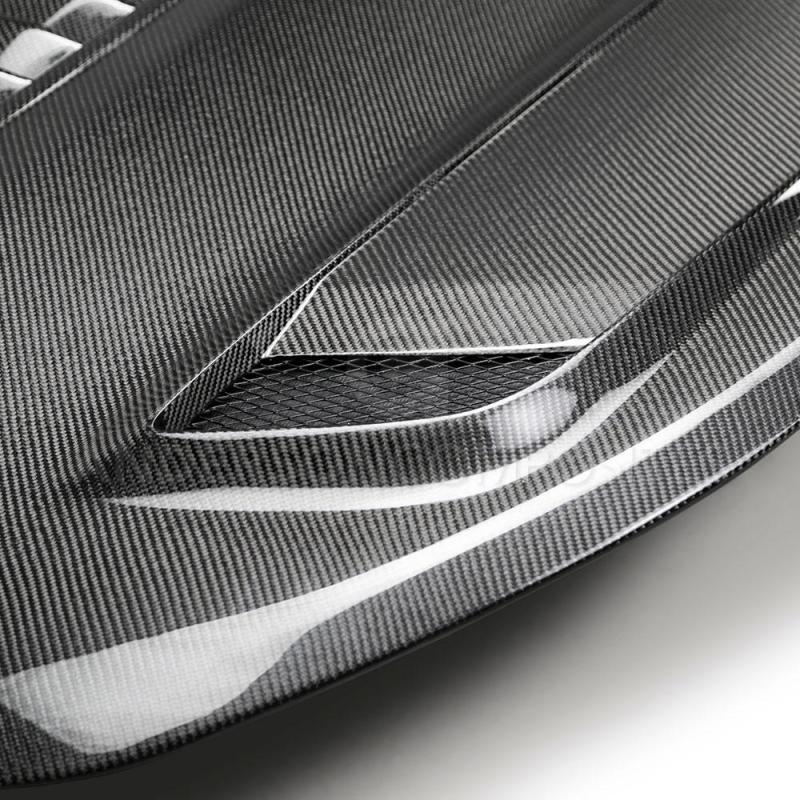 Anderson Composites 16-19 Chevrolet Camaro Double Sided Carbon Fiber Type-T2 Style Hood - Burkken Auto Parts
