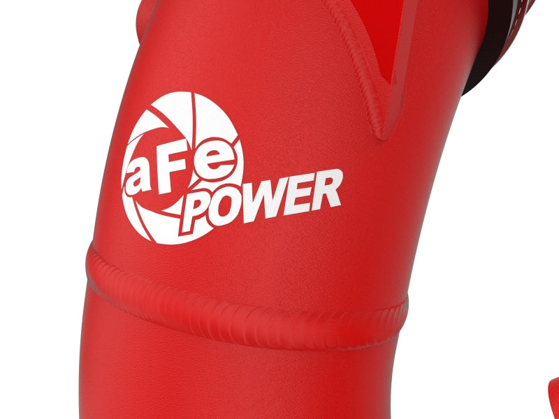 aFe 23-24 Toyota Sequoia V6-3.4L Hybrid BladeRunner 2.5in Aluminum Hot Charge Pipe - Red - Burkken Auto Parts