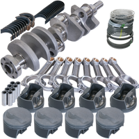 Eagle Ford 289/302 3.000in Crank 5.090in I-Beam Rods -5cc Flat Top 4.040in Pistons Rotating Assembly - Burkken Auto Parts