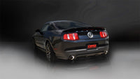 Corsa 2011-2012 Ford Mustang Shelby GT500 5.4L V8 Polished Sport Axle-Back Exhaust - Burkken Auto Parts