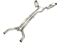 aFe MACHForce XP Exhaust 2.5in Stainless Steel CB/10-13 Chevy Camaro V6-3.6L (td) (gloss blk tip) - Burkken Auto Parts