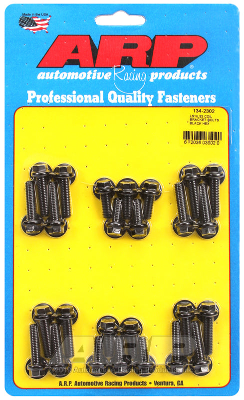ARP SBC LS1 LS2 Hex Coil Bracket Bolt Kit - Burkken Auto Parts