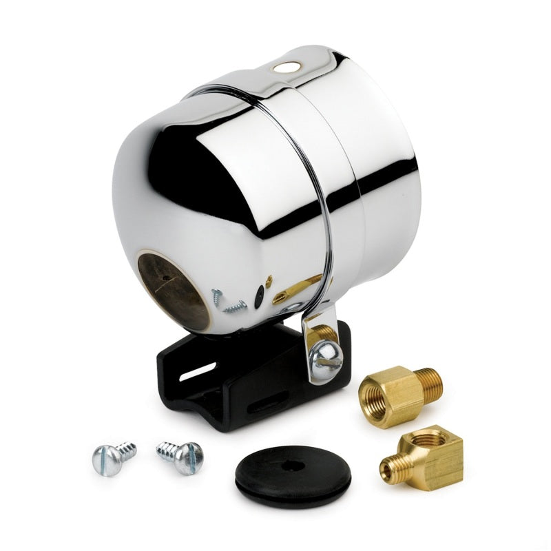 Autometer 2-5/8in Pedestal Mount w/ Chrome Cup for Liquid Filled Mechanical Gauge - Burkken Auto Parts