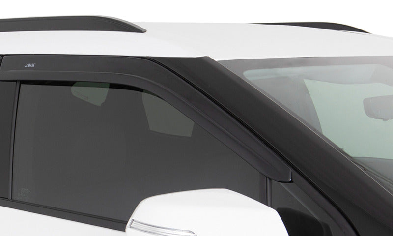 AVS 07-18 Jeep Wrangler (2 Door Only) Ventvisor Low Profile Window Deflectors 2pc - Smoke - Burkken Auto Parts