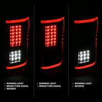ANZO 2015-2017 Ford F-150 LED Taillights Black - Burkken Auto Parts