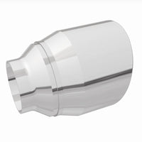 MagnaFlow Tip Stainless Double Wall Round Single Outlet Polished 4.5in DIA 2.5in Inlet 5.75in Length - Burkken Auto Parts