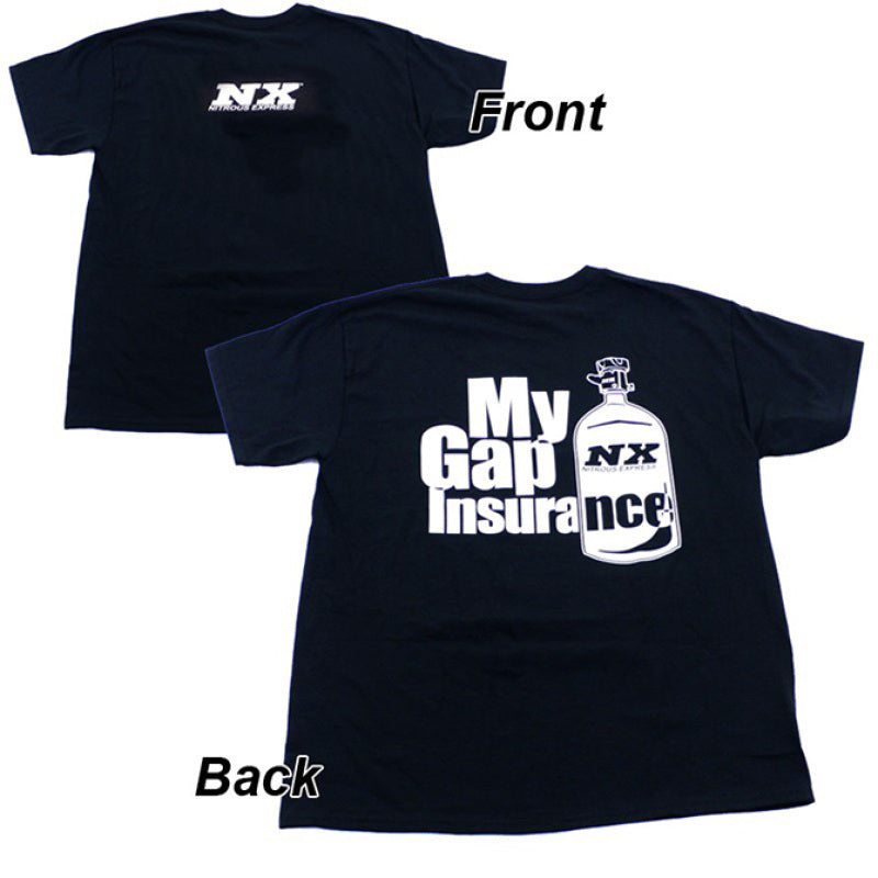 Nitrous Express Gap Insurance T-Shirt 3XL - Black - Burkken Auto Parts