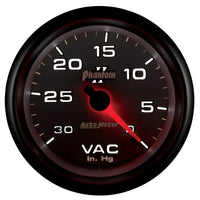 AutoMeter Gauge Vacuum 2-5/8in. 30Inhg Mechanical Phantom II - Burkken Auto Parts