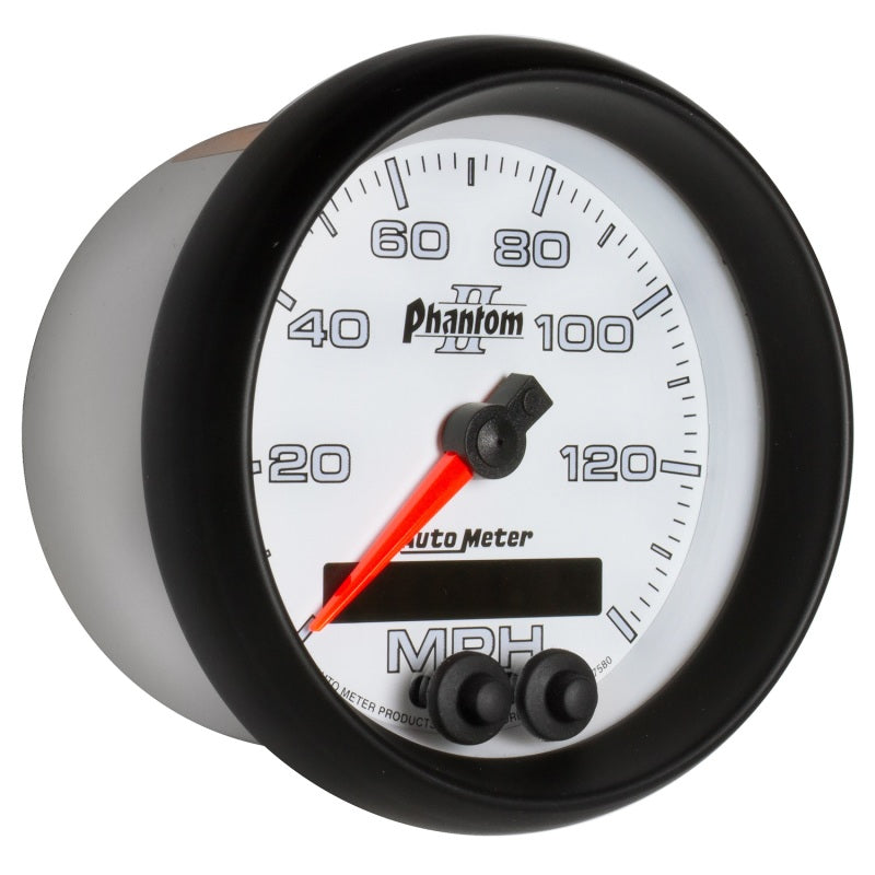 Autometer Phantom II 3-3/8in 0-140MPH In-Dash Electronic GPS Programmable Speedometer - Burkken Auto Parts