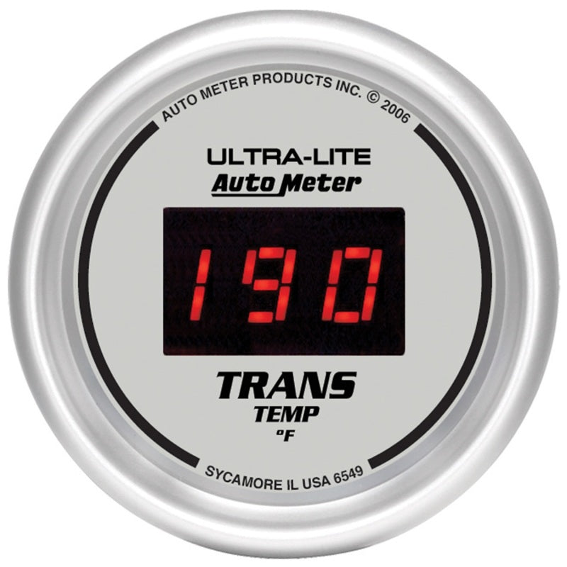 Autometer Ultra-Lite 52mm 0-300 Deg F Digital Oil Temperature - Burkken Auto Parts
