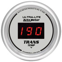 Autometer Ultra-Lite 52mm 0-300 Deg F Digital Oil Temperature - Burkken Auto Parts