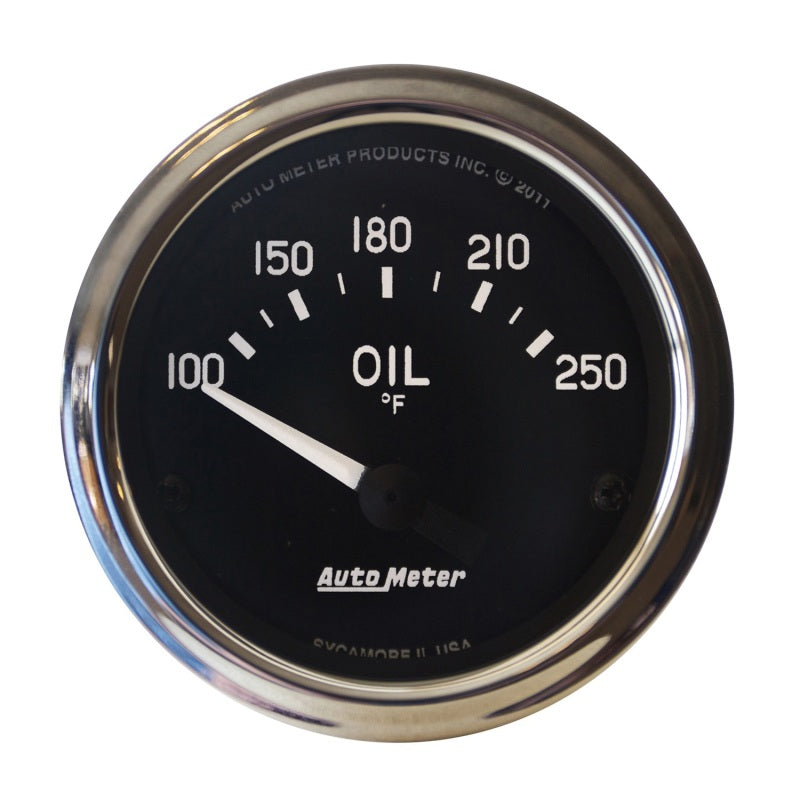 Autometer Cobra 2 1/16in 100-250 Deg Electric Oil Temperature Gauge - Burkken Auto Parts