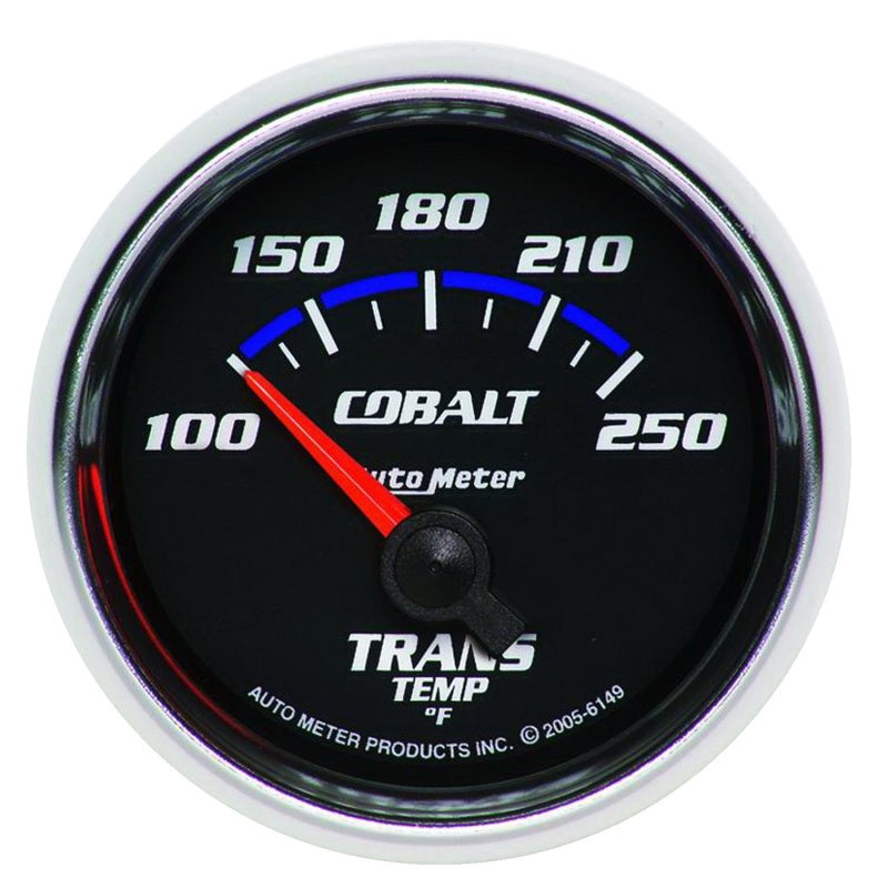 Autometer Cobalt 2-1/6in 100-250 Degree F Transmission Temperature Gauge - Burkken Auto Parts