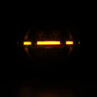 AlphaRex 18-23 Jeep Wrangler JL/Gladiator JT LED Proj Headlights Alpha-Blk w/ Activ Light/Seq Signal - Burkken Auto Parts