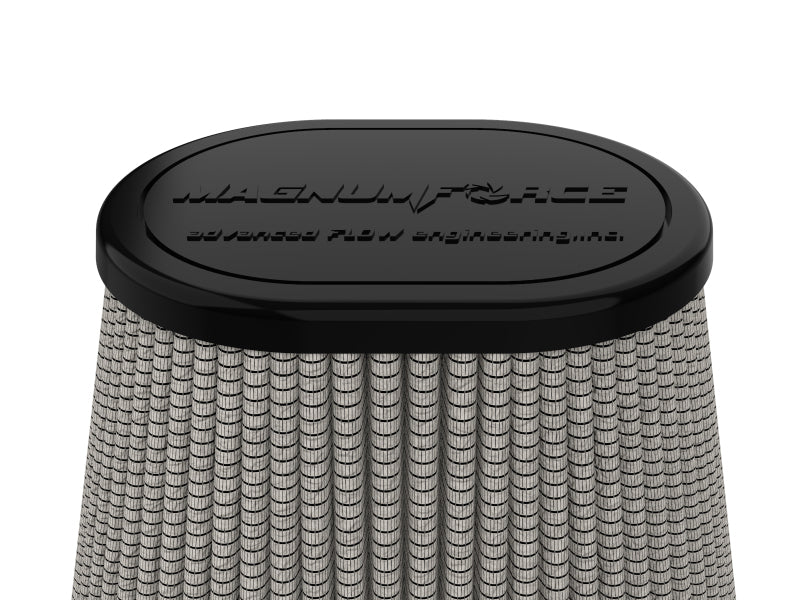 aFe MagnumFORCE Intake Replace Air Filter w/PDS Media 4in F x 7.75x6.5in B x 4.75x3.5in T x 7in H - Burkken Auto Parts