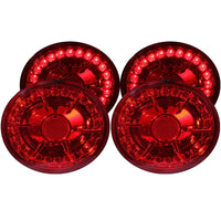 ANZO 2005-2010 Chevrolet Corvette LED Taillights Red 4pc - Burkken Auto Parts