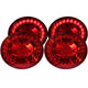 ANZO 2005-2010 Chevrolet Corvette LED Taillights Red 4pc - Burkken Auto Parts