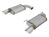aFe MACHForce XP 2.5in 409 Stainless Axle Back Exhaust w/Stainless Tips 15-17 Ford Mustang I4-2.3L - Burkken Auto Parts