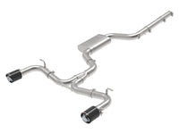 aFe MACH Force-Xp 3 IN to 2-1/2 IN Stainless Steel Cat-Back Exhaust Carbon Volkswagen GTI 15-17 - Burkken Auto Parts