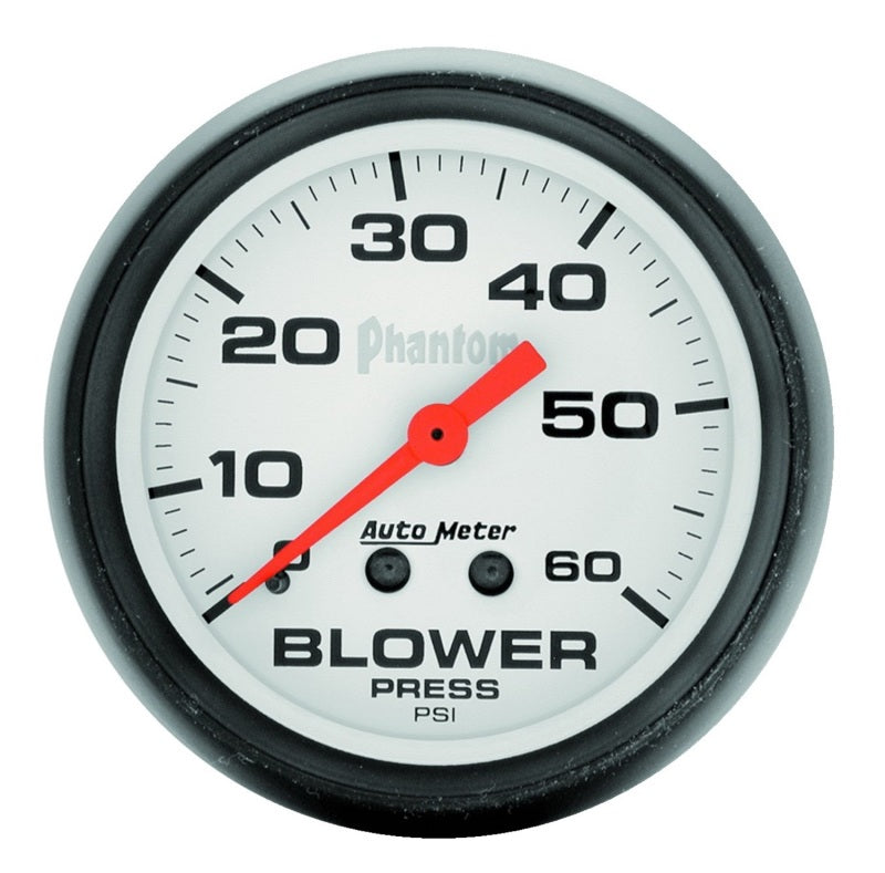 AutoMeter Gauge Boost 2-5/8in. 60PSI Mechanical Phantom - Burkken Auto Parts