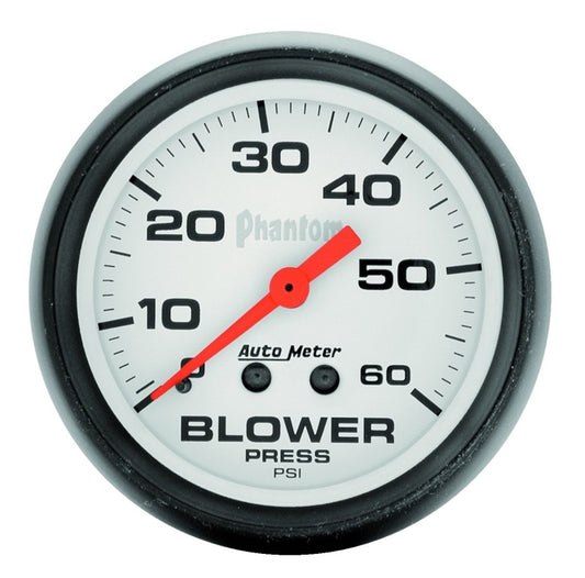 AutoMeter Gauge Boost 2-5/8in. 60PSI Mechanical Phantom - Burkken Auto Parts