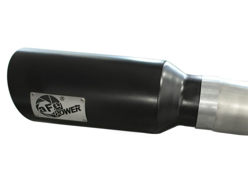 aFe MACHForce XP DPF-Back Exhaust 3in SS w/ 5in Black Tips 2014 Dodge Ram 1500 V6 3.0L EcoDiesel - Burkken Auto Parts