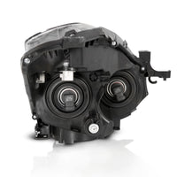 ANZO 2010-2013 Nissan Altima Projector Headlight Black (Halogen Type) - Burkken Auto Parts