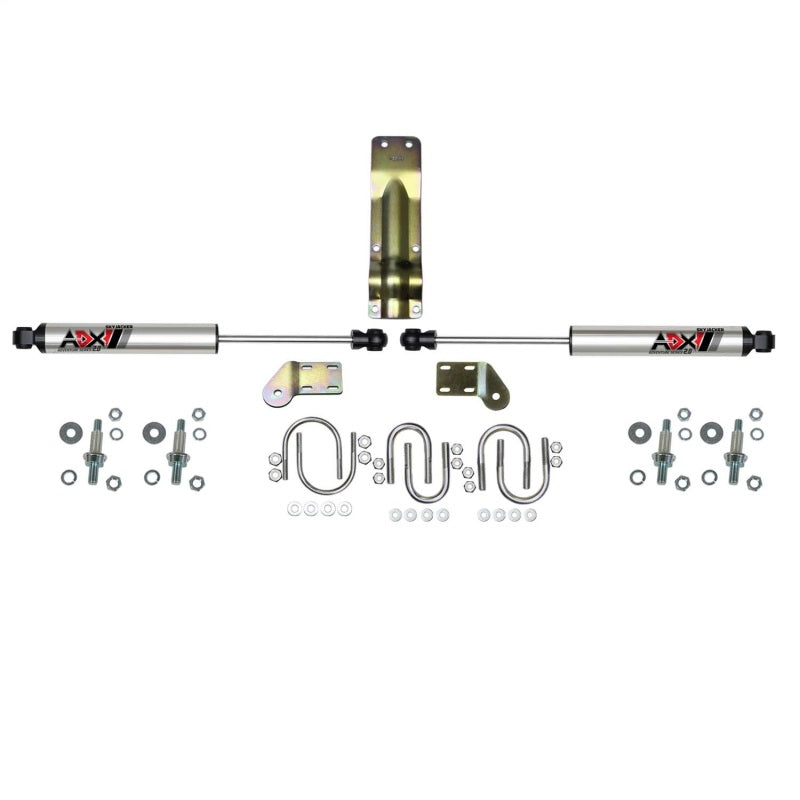 Skyjacker 98-02 Dodge Ram 2500/3500 ADX 2.0 Dual Stabilizer Kit w/ Polished Alum. - Burkken Auto Parts