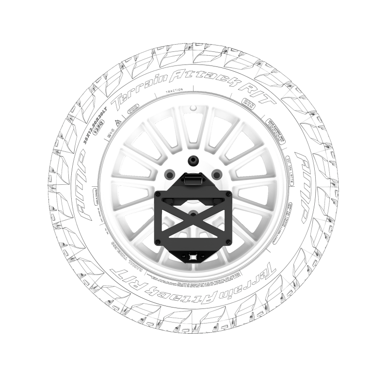 Body Armor 4x4 16-23 Toyota Tacoma/10-24 4Runner Pro Series II Tire Carrier W/ License Plate Holder - Burkken Auto Parts