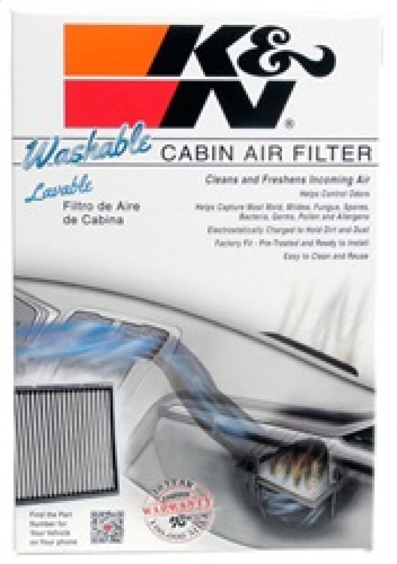K&N 2011-2016 Jeep Wrangler 2.8/3.6L Cabin Air Filter - Burkken Auto Parts
