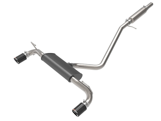 aFe Ford Bronco Sport 21-22 L3-1.5L (t)/L4-2.0L (t) Vulcan Cat-Back Exhaust System- Carbon Tips - Burkken Auto Parts