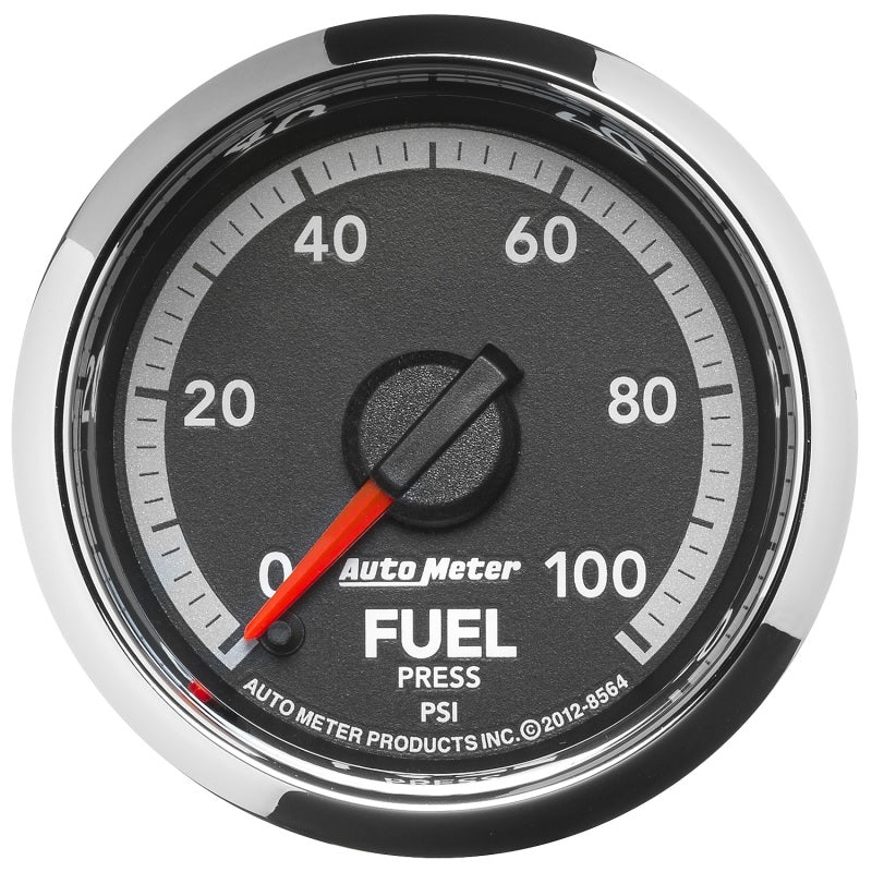 Autometer Factory Match 2 1/6in Full Sweep Electronic 0-100 PSI Fuel Pressure Gauge Dodge Ram Gen 4 - Burkken Auto Parts