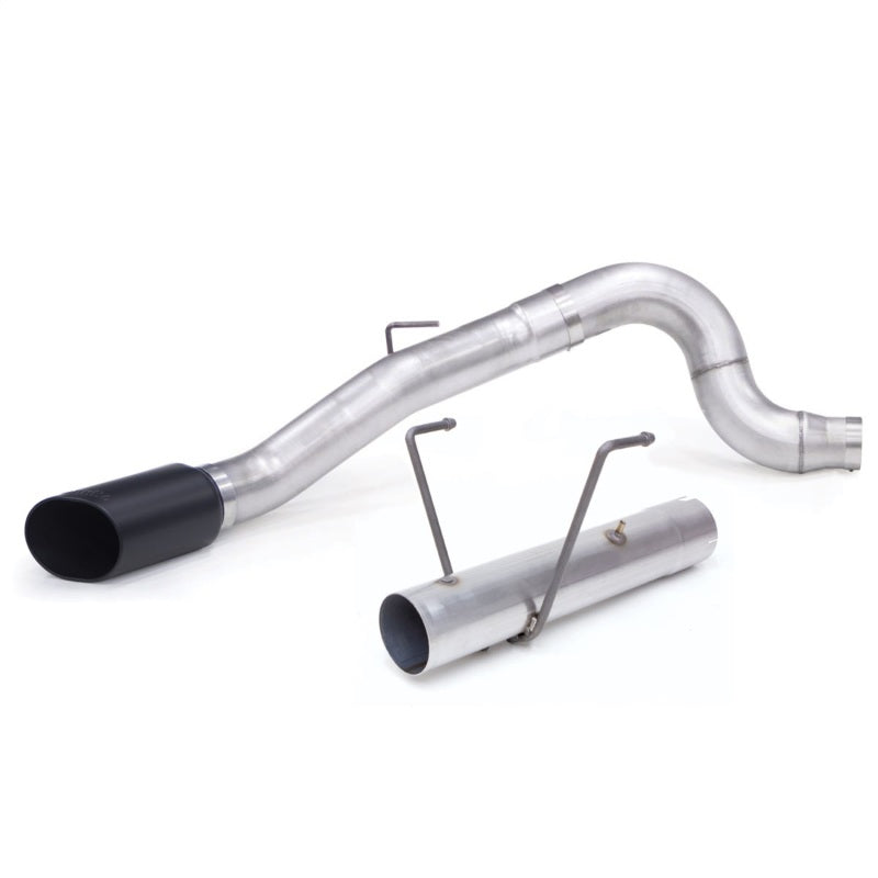 Banks Power 13-18 Dodge RAM Monster Exhaust 5.0in. Single 6.7L CCLB w/ SideKick S/S Black Tip - Burkken Auto Parts
