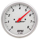 AutoMeter Gauge Tachometer 5in. 8K RPM In-Dash Arctic White - Burkken Auto Parts