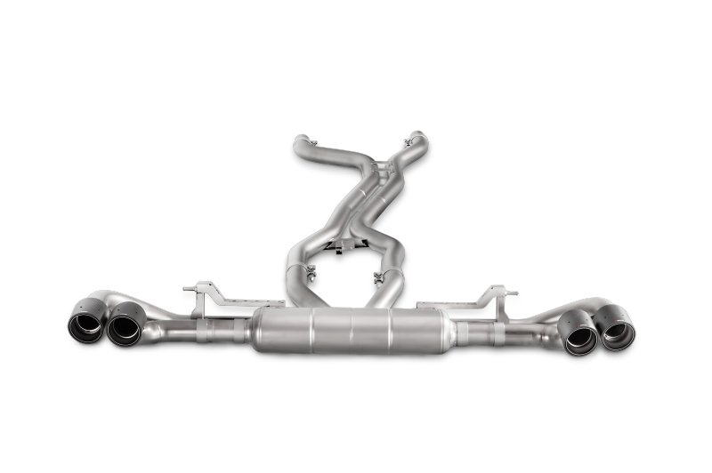 Akrapovic 15-17 Porsche Cayenne GTS (958 FL) Evolution Link Pipe Set (Titanium) - Burkken Auto Parts