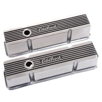 Edelbrock Valve Cover Elite II Series Chevrolet 1959-1986 262-400 CI V8 Tall Polished - Burkken Auto Parts