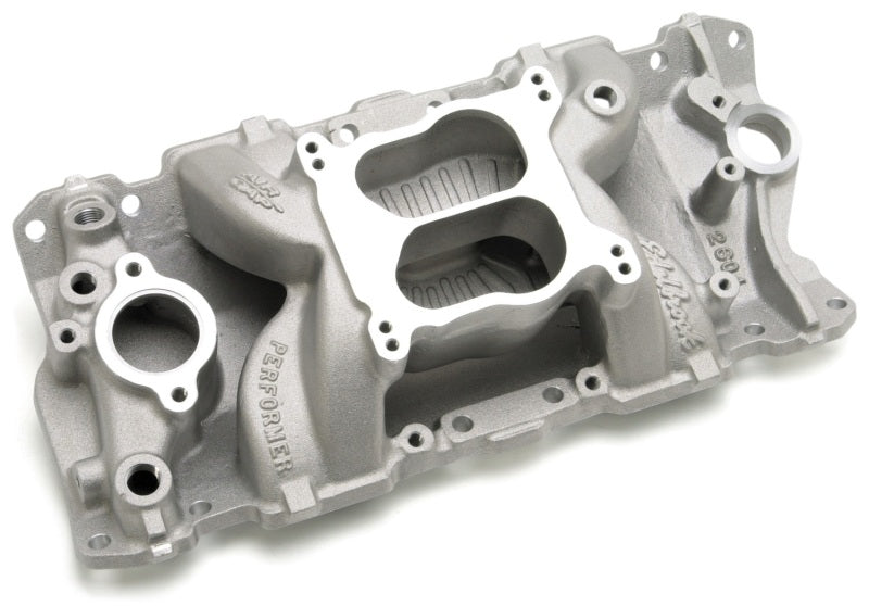 Edelbrock Intake Manifold Performer Air-Gap S/B Chevy 87-95 STD Flange/Sprdbore - Burkken Auto Parts