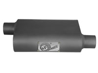 aFe Scorpion Replacement Alum Steel Muffler 2-1/2in In/Out Baffled Offset/Offset 13inL x10inW x4inH - Burkken Auto Parts