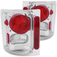 ANZO 1973-1987 Chevrolet C 10 Taillights Chrome - Burkken Auto Parts