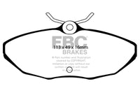 EBC 03-06 Jaguar XJ8 4.2 VP Redstuff Rear Brake Pads - Burkken Auto Parts