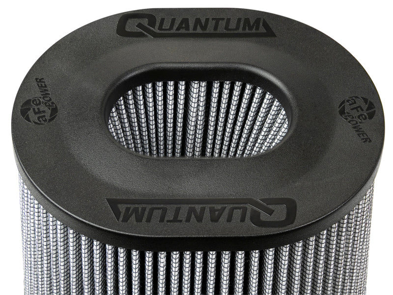 aFe Quantum Pro DRY S Air Filter Inverted Top - 5.5inx4.25in Flange x 9in Height - Dry PDS - Burkken Auto Parts
