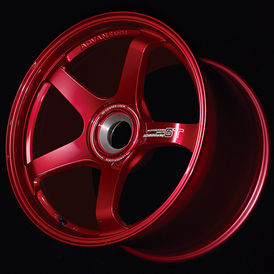 Advan GT for Porsche 19x9.0 / +46 Offset / CL-CL / Racing Candy Red - Burkken Auto Parts