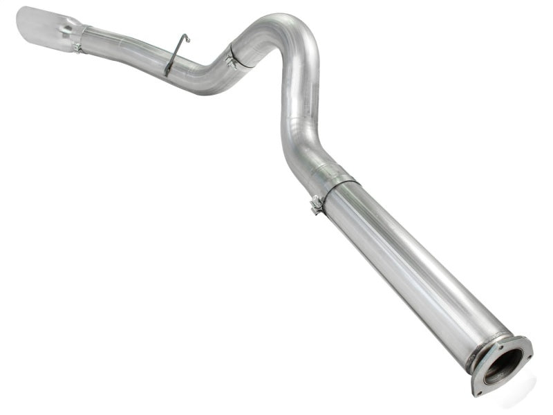aFe Atlas 5in DPF-Back Aluminized Steel Exh Sys, Ford Diesel Trucks 11-14 v8-6.7L (td) Polished tip - Burkken Auto Parts