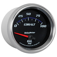 Autometer Cobalt 66.7mm 0-100 PSI Oil Pressure Gauge - Burkken Auto Parts