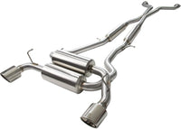 aFe Takeda 2-1/2in 304SS Cat-Back Exhaust Infiniti G37 08-13/Q60 14-15 V6-3.7 w/ Polished Tips - Burkken Auto Parts