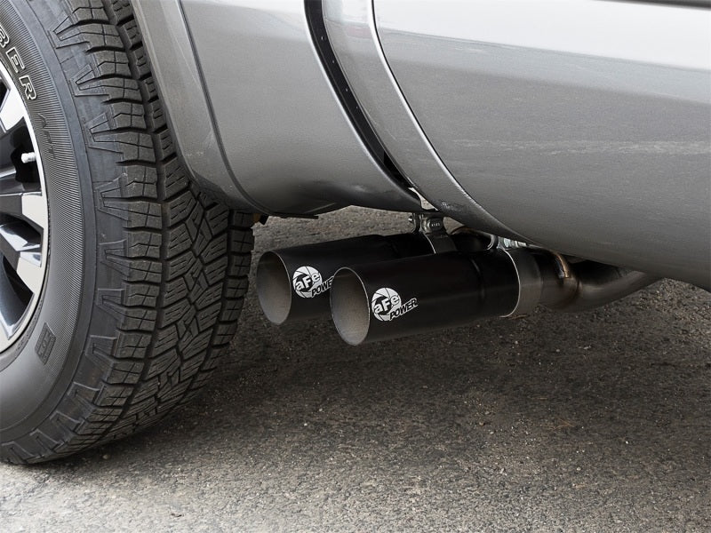 aFe POWER Rebel Series 2-1/2in 409 SS Cat Back Exhaust w/ Black Tips 16-17 Nissan Titan V8 5.6L - Burkken Auto Parts